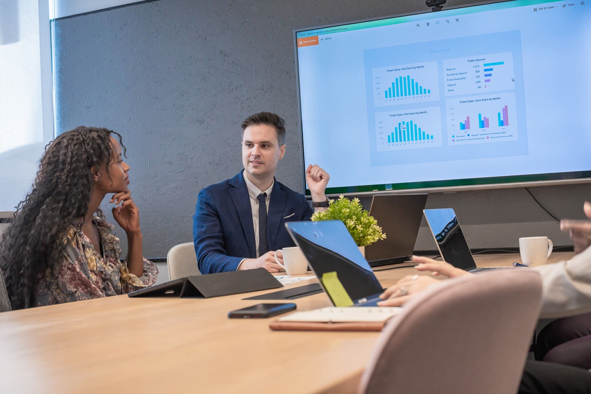 business team meeting with colleague diversity in office