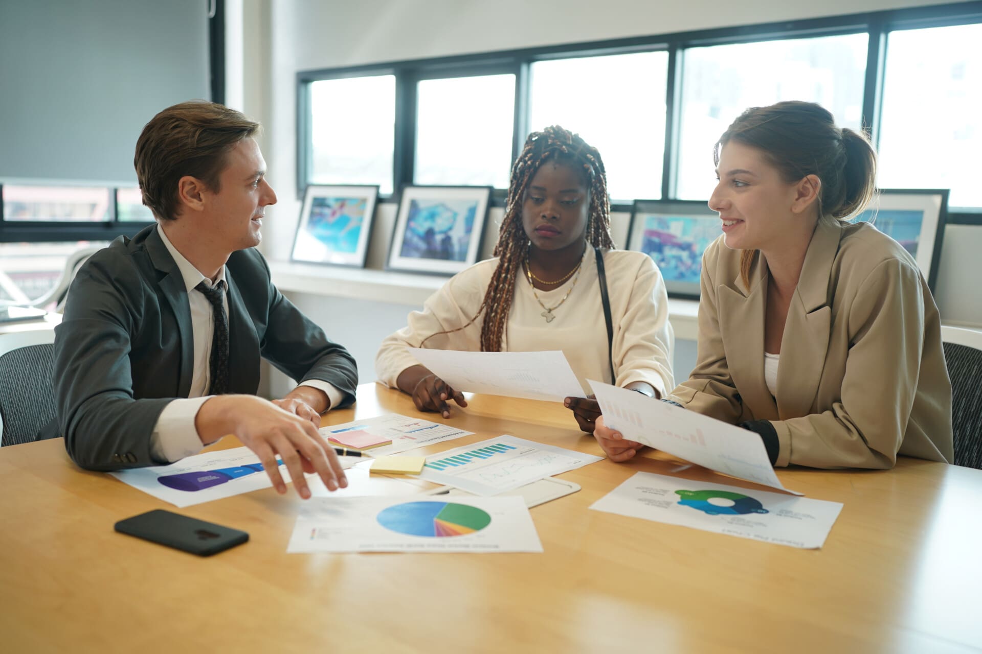 Shot of a group of businesspeople in a meeting at work